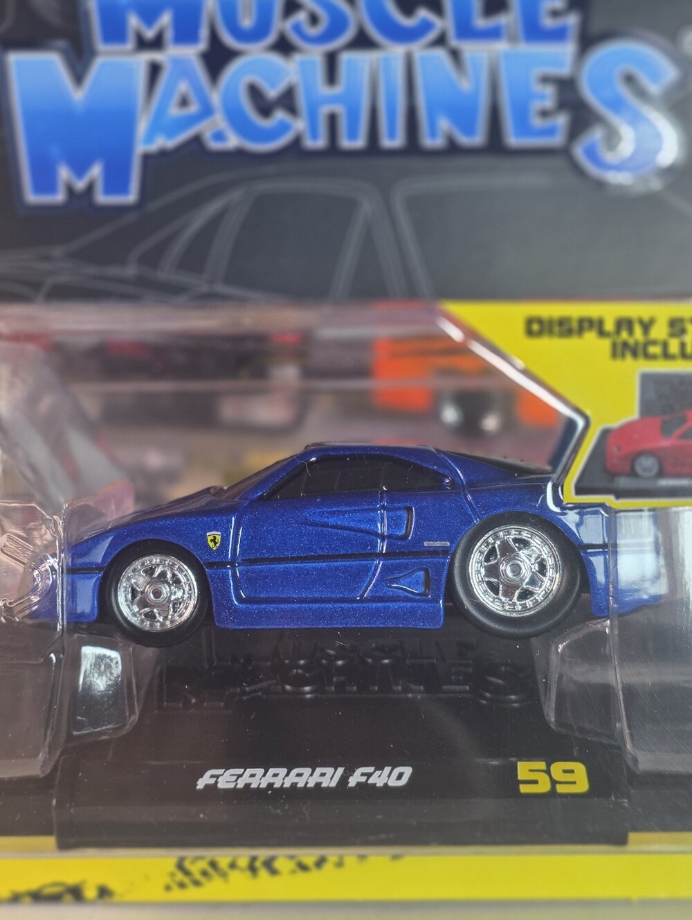 Muscle Machines Series 10 Ferrari F40 #59 Le Mans “Pilot” Blue 2026 Release - Picture 3 of 13